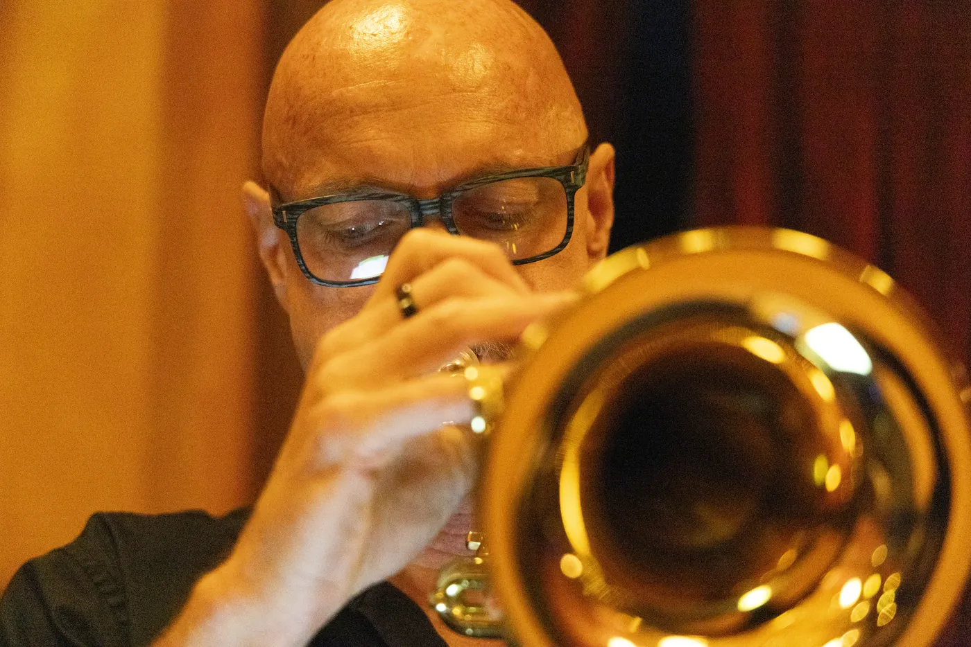 Trumpet close-up at Ouray's 150th Gala